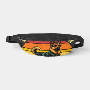 Das Leben ist besser mit einem Hund - Vintage-Sonn Bauchtasche