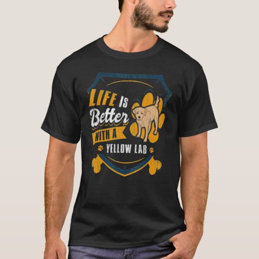 Das Leben ist besser mit einem Hundebesitzer eines T-Shirt (Vorderseite)