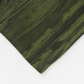 Das Leben ist besser mit einem Hundeblatt - grün Fleecedecke (Ecke)