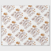 Das Leben ist besser mit einem Hundeschokolade wit Geschenkpapier (Flach)