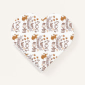 Das Leben ist besser mit einem Hundeschokolade wit Notizblock (Vorderseite)