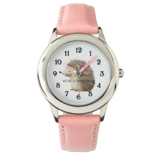 Das Leben ist besser mit einem Igel  Armbanduhr