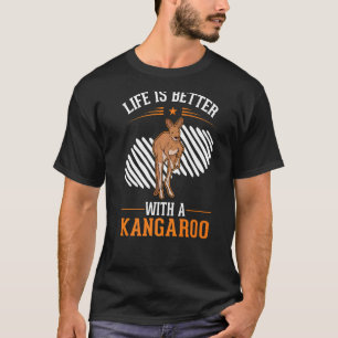 Das Leben ist besser mit einem Kangaroo Premium_1 T-Shirt