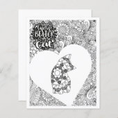 Das Leben ist besser mit einem katzenfarbigen Blat (Vorne/Hinten)