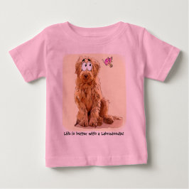 Das Leben ist besser mit einem Labradoodle Baby T-shirt