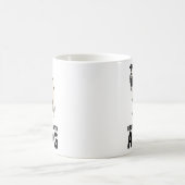 Das Leben ist besser mit einem Mops Kaffeetasse (Mittel)