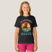 DAS LEBEN IST BESSER MIT EINEM PFERD T-Shirt (Vorne ganz)