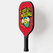 Das Leben ist besser mit einem Pickleball Schläger (Links)
