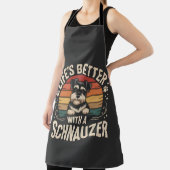 Das Leben ist besser mit einem Schnauzer Schürze (InSitu)