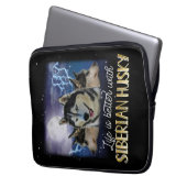 Das Leben ist besser mit einem sibirischen Husky Laptopschutzhülle (Vorderseite Links)