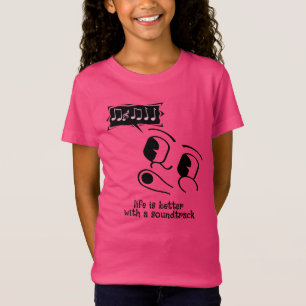 "Das Leben ist besser mit einem Soundtrack" T-Shirt