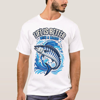 Das Leben ist besser mit einem Wahoo Lustig T-Shirt