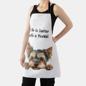 Das Leben ist besser mit einem Yorkie Schürze (InSitu)