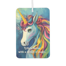 Das Leben ist besser mit einem Zauber. Autolufterfrischer