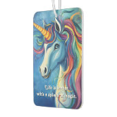 Das Leben ist besser mit einem Zauber. Autolufterfrischer (Links)