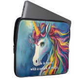 Das Leben ist besser mit einem Zauber. Laptopschutzhülle (Vorne Rechts)