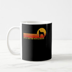 Das Leben ist besser mit einer Boxer-Mama Boxer Va Kaffeetasse