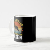 Das Leben ist besser mit einer Boxer-Mama Boxer Va Kaffeetasse (Vorderseite Links)