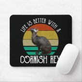 Das Leben ist besser mit einer Cornish Rex Mousepad (Mit Mouse)