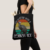 Das Leben ist besser mit einer Cornish Rex Tasche (Von Nahem)