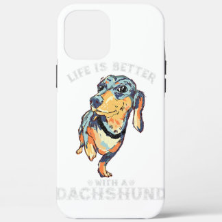 Das Leben ist besser mit einer Dackel lustige Hund Case-Mate iPhone Hülle