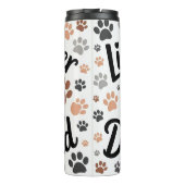 Das Leben ist besser mit einer Dackel Thermosbecher (Rückseite)