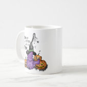 Das Leben ist besser mit einer Hexe Kaffeetasse (Vorderseite Links)