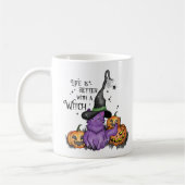 Das Leben ist besser mit einer Hexe Kaffeetasse (Links)