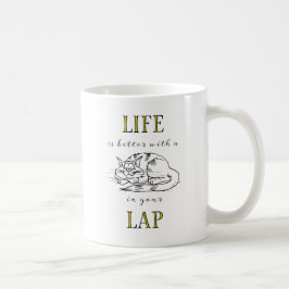 Das Leben ist besser mit einer Katze in Ihrem benu Kaffeetasse