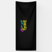 Das Leben ist besser mit Freunden Banner (Vertikal)