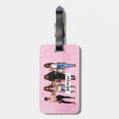 Das Leben ist besser mit Freunden Gepäckanhänger (Rückseite vertikal)