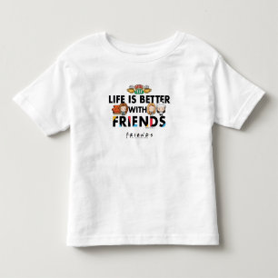 Das Leben ist besser mit FRIENDS™ Chibi-Kunst Kleinkind T-shirt