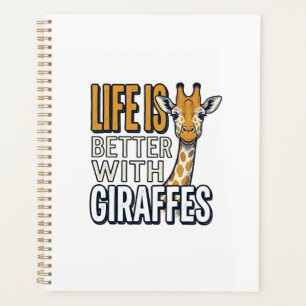 Das Leben ist besser mit Giraffen Vintage-Shirt-De Planer