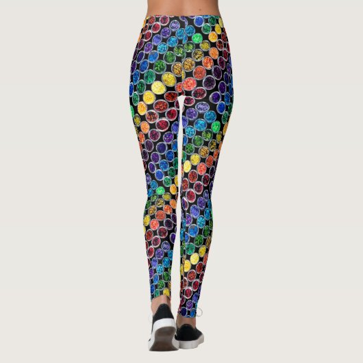 Das Leben ist besser mit Glitzer Personal Sparkass Leggings (Rückseite)