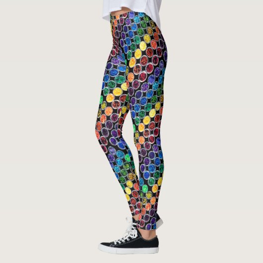 Das Leben ist besser mit Glitzer Personal Sparkass Leggings (Links)