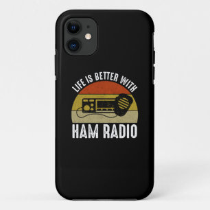 Das Leben ist besser mit Ham Radio Case-Mate iPhone Hülle