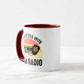 Das Leben ist besser mit Ham Radio Tasse (Vorderseite Links)