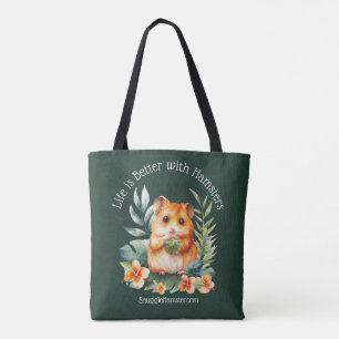 Das Leben ist besser mit Hamstern SnuggleHamster Tasche