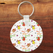 Das Leben ist besser mit Hühnern Schlüsselanhänger (Vorderseite)