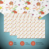 Das Leben ist besser mit Hühnern Seidenpapier