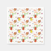 Das Leben ist besser mit Hühnern Serviette (Vorderseite)