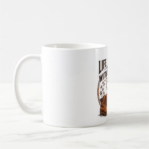 Das Leben ist besser mit Hunden Kaffeetasse