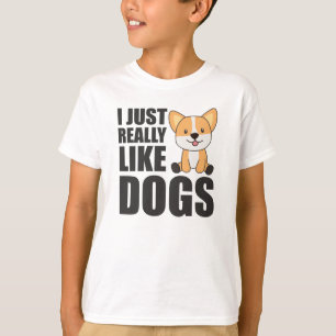 Das Leben ist besser mit Hunden süßen Corgi Hund r T-Shirt