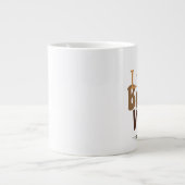 Das Leben ist besser mit Kaffee Jumbo-Tasse (Vorderseite)