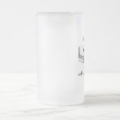 DAS LEBEN IST BESSER MIT KAFFEE UND BÜCHERN MATTGLAS BIERGLAS (Mittel)