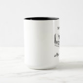 DAS LEBEN IST BESSER MIT KAFFEE UND BÜCHERN TASSE (Zentrum)