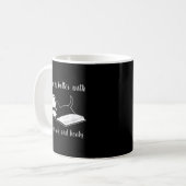 Das Leben ist besser mit Kaffeekästen und -büchern Kaffeetasse (Vorderseite Links)
