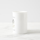 Das Leben ist besser mit Katzen-Büchern und Musik Porzellantasse (Vorderseite)