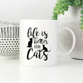 Das Leben ist besser mit Katzen | Cat Lover Kaffeetasse