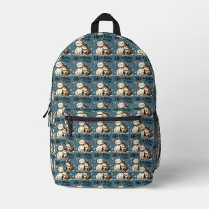 Das Leben ist besser mit Katzen Süße Katzen-Ästhet Bedruckter Rucksack